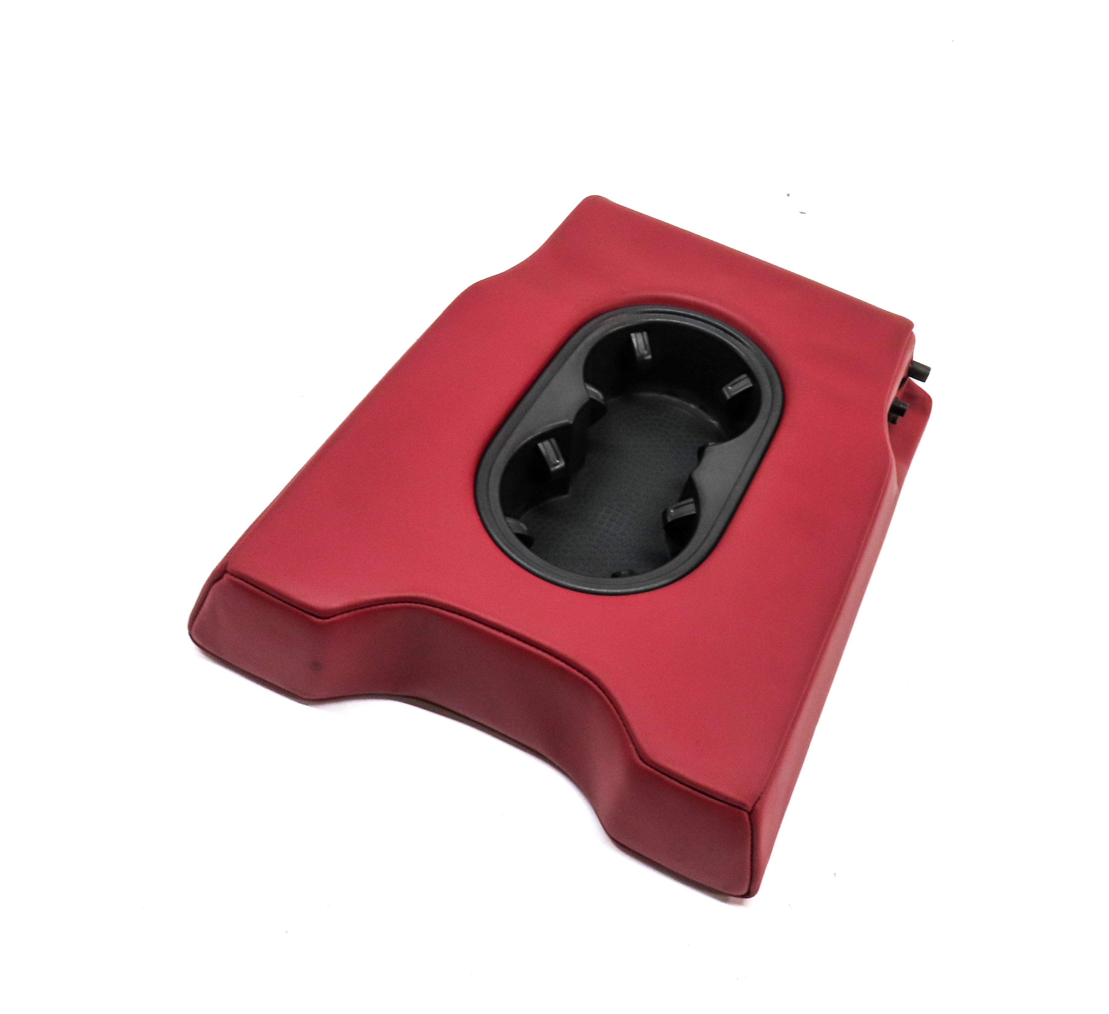 2015-2021 PORSCHE MACAN (95B) REAR SEAT CENTER CONSOLE ARMREST CUP HOLDER (Red) — exact item pictured